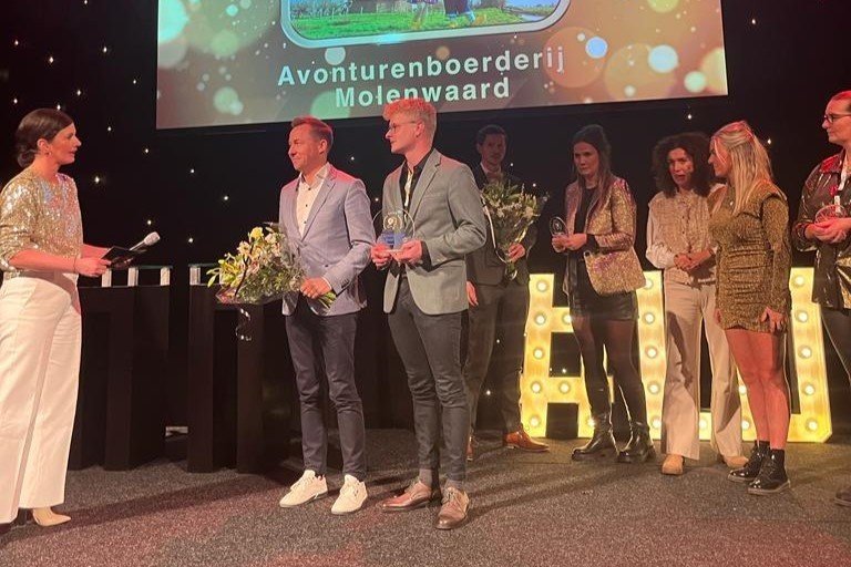 Der Erlebnisbauernhof Molenwaard stellt einen Rekord auf und ist zum sechsten Mal in Folge der beliebteste Ausflugsort in Südholland!