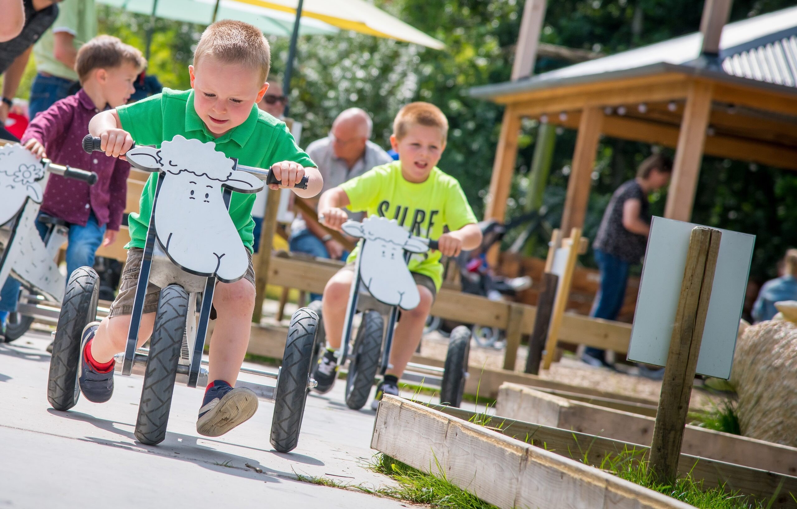 Wirf schon mal einen Blick auf den Erlebnisbauernhof!